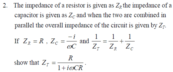 Exercise 3:Conversion of complex numbers